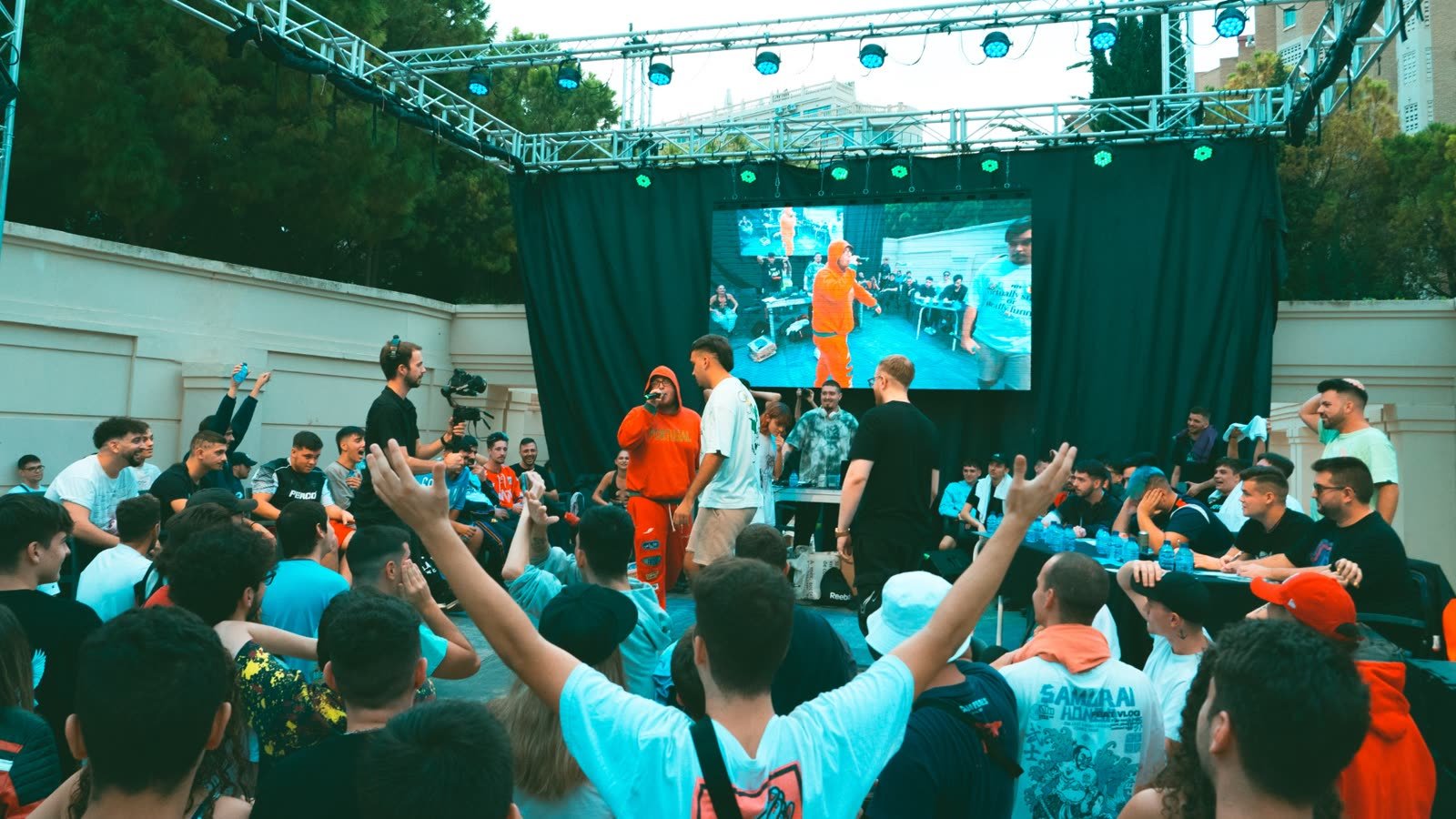 Evento de rap grabado por Pillabana